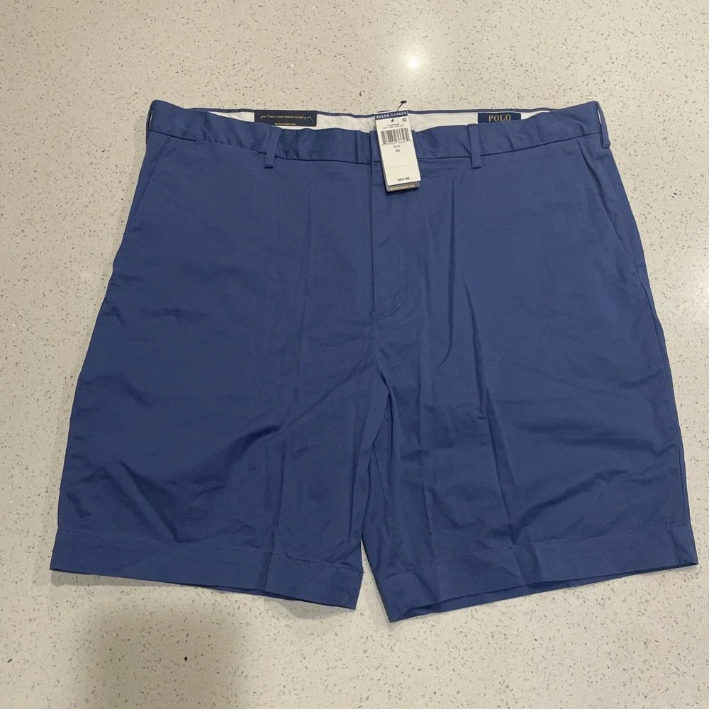 NWT Polo Ralph Lauren Performance Stretch Classic Fit Men's Shorts Size 42